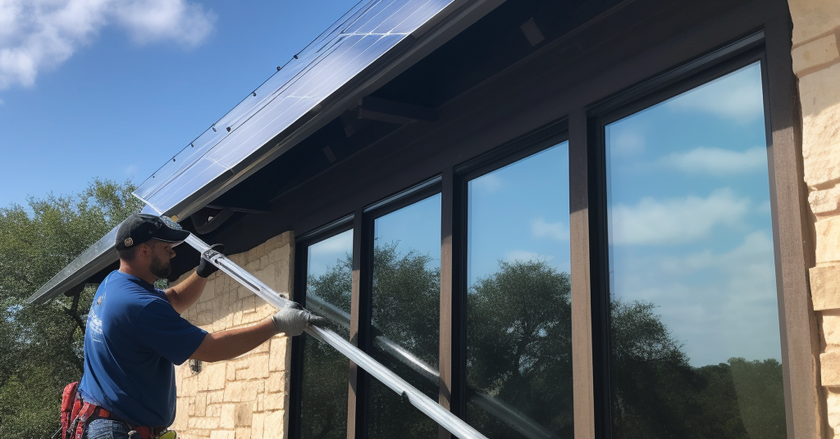 The Process of Professional Solar Panel Cleaning